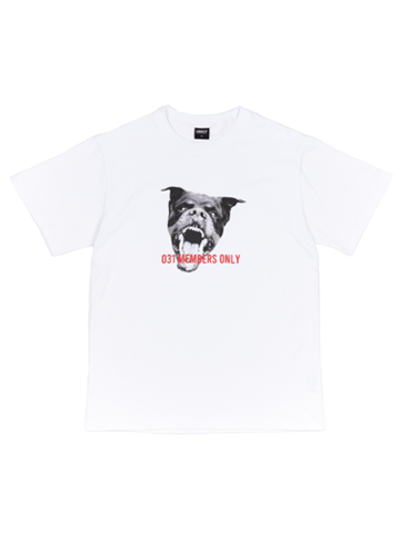 031 MEMBERS ONLY T-SHIRT WHITE
